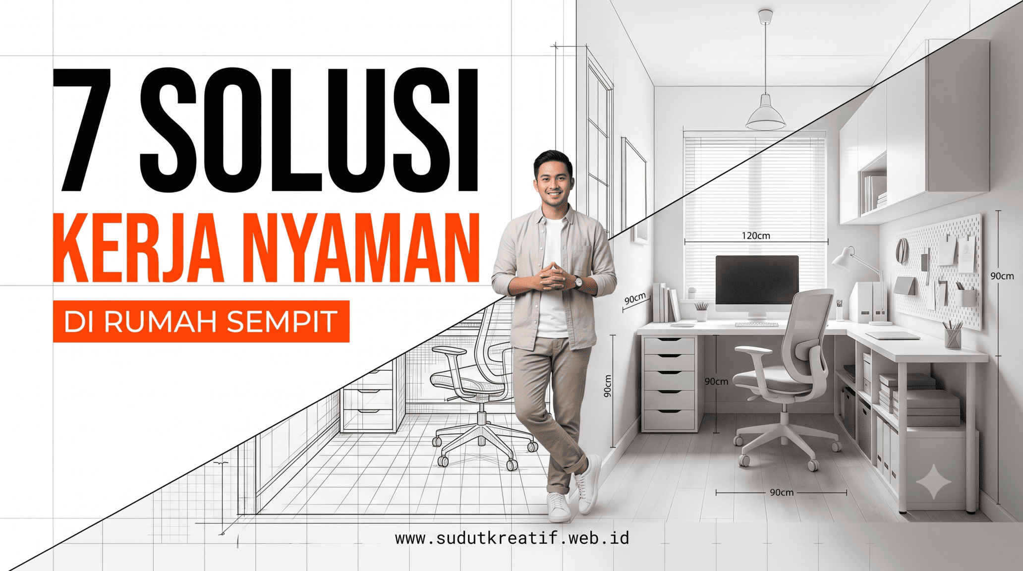 Desain Ruang Kerja Minimalis di Rumah Sempit: 7 Ide Efektif & Hemat Tempat